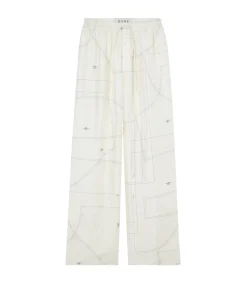 Wide Leg Silk Trouser In Patternmaking