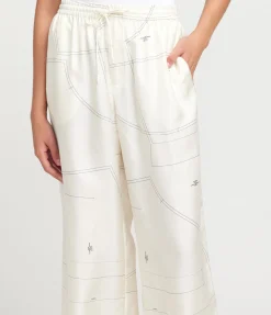 Wide Leg Silk Trouser In Patternmaking
