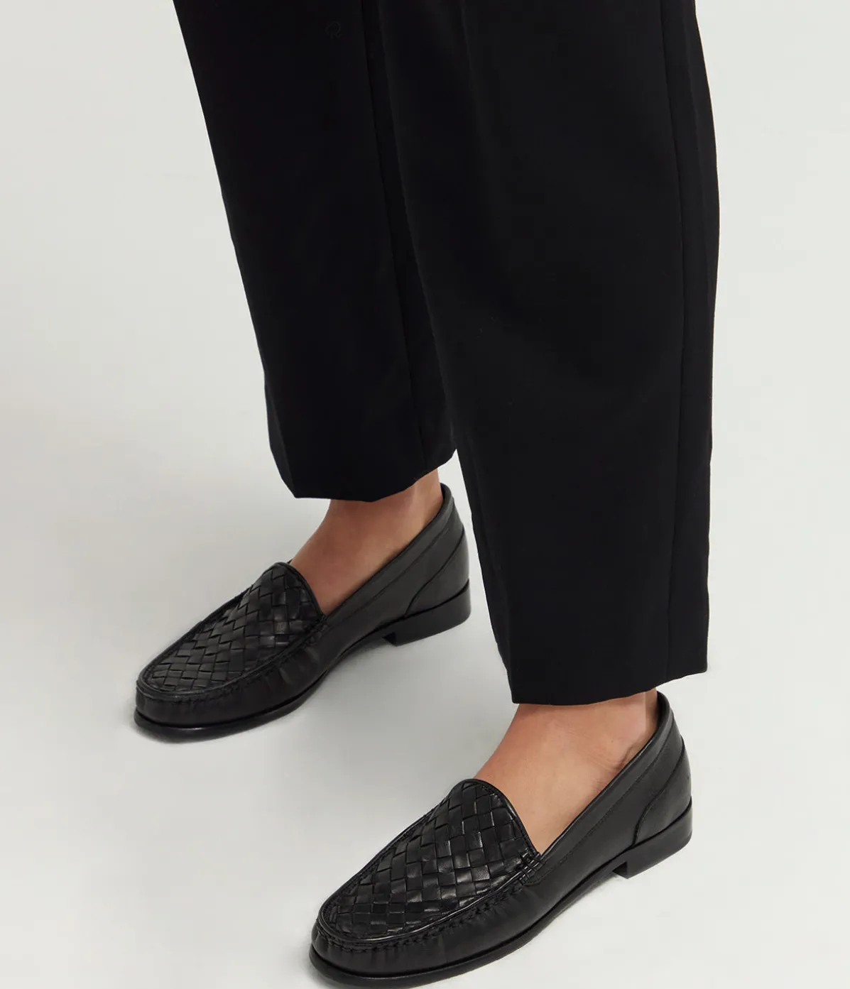 Woven Loafer In Black