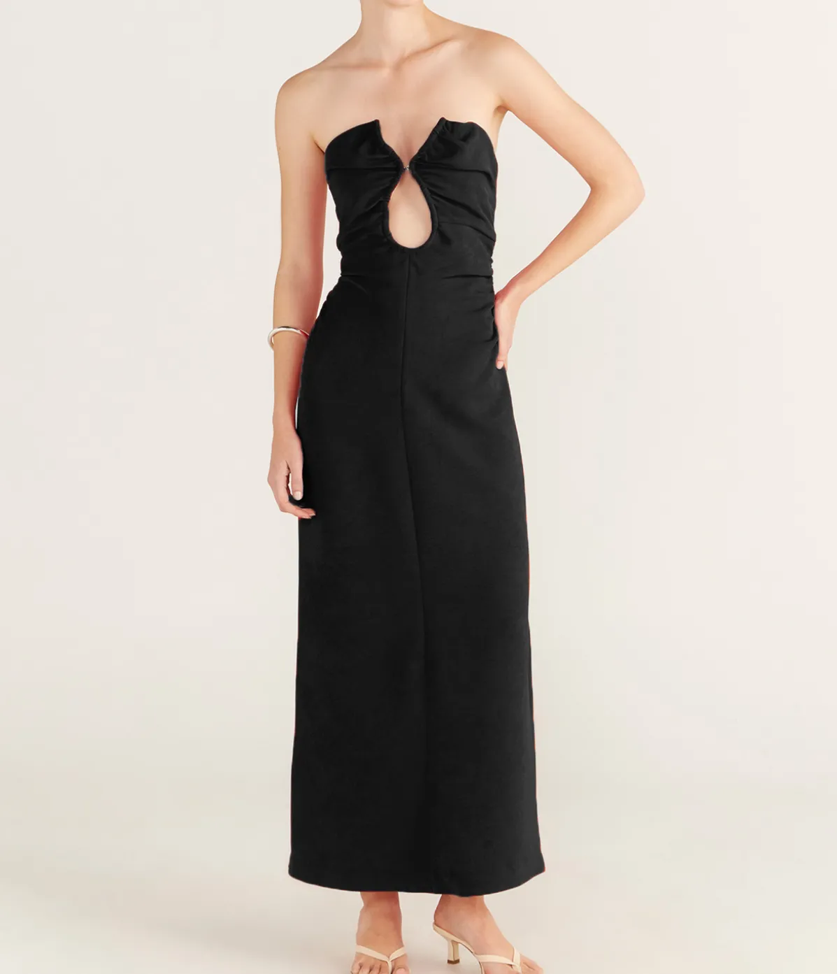 Zoe Bodice Dress In Black
